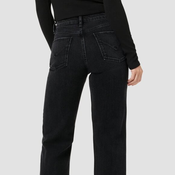 Hudson Remi High-Rise Straight Ankle Jean, Black - Picture 3 of 7